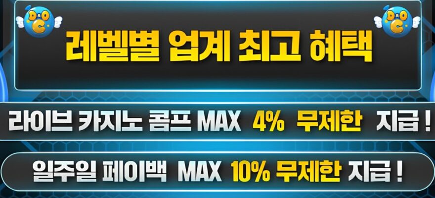 다오카지노 가입코드·이벤트·쿠폰·도메인·주소 안내