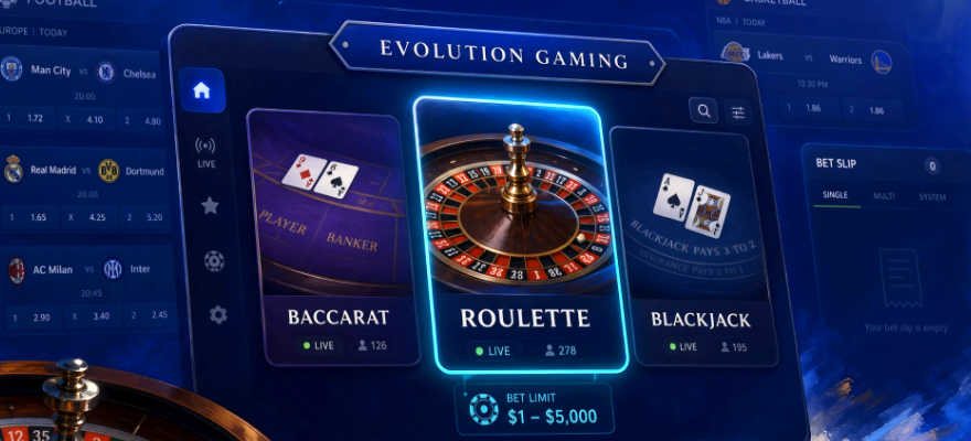 에볼루션 게이밍(Evolution Gaming) 로비 화면 인터페이스 완벽 가이드 및 이용 팁